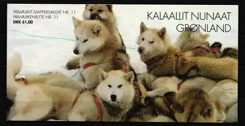 Grönland MH 13 postfrisch Hunde #KE395