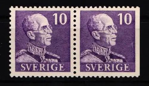 Schweden 256 I B und 256 I Dr postfrisch als Paar ungefaltet #KJ622