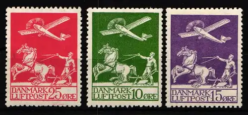Dänemark 143-145 postfrisch #KJ708