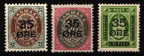 Dänemark 60-62 postfrisch #KJ688