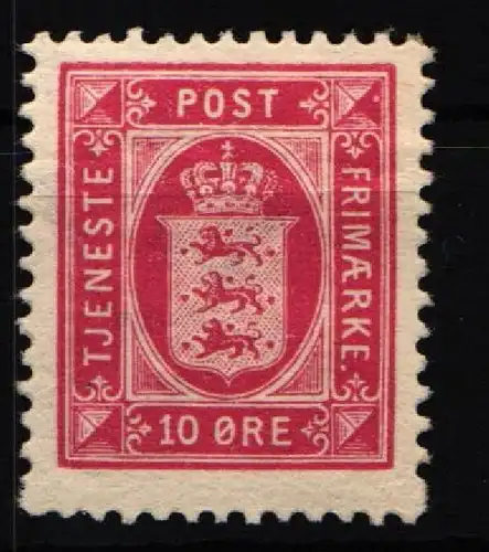 Dänemark Dienstmarken 10 b postfrisch #KJ789
