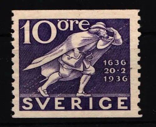 Schweden 228 A postfrisch Rückseitig Nr. 6 #KJ613