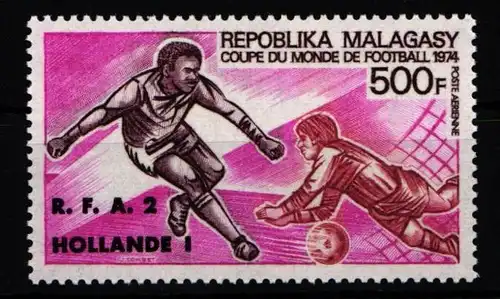 Madagaskar 718 postfrisch Fußball #KO239