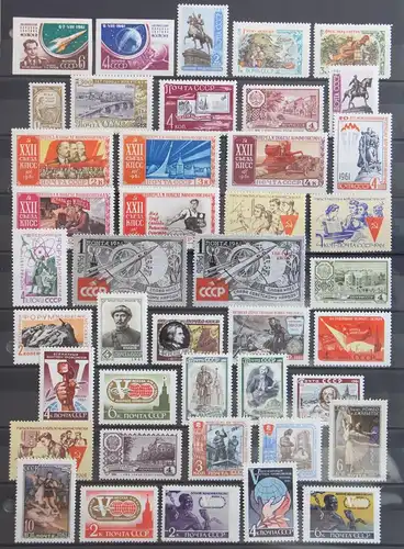 Sowjetunion Jahrgang 1961 mit 2434-2570 gestempelt #KO283