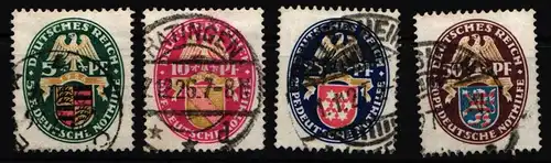 Deutsches Reich 398-401 gestempelt #KP025