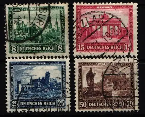 Deutsches Reich 450-453 gestempelt #KP017