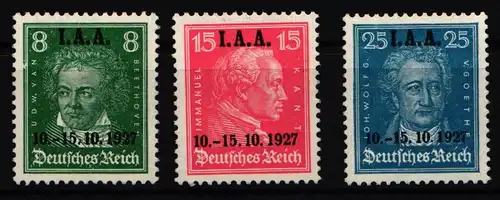 Deutsches Reich 407-409 postfrisch #KP036