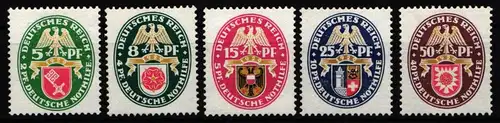 Deutsches Reich 430-434 postfrisch #KP042