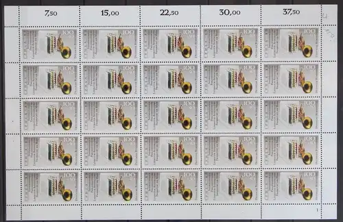 BRD Bund 1415 postfrisch als Bogen #KM493