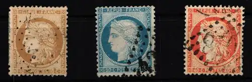 Frankreich 33-35 gestempelt #KR219