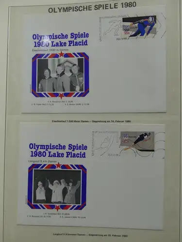 Motiv Sport Olympische Spiele 1980 im Vordruck #LY517