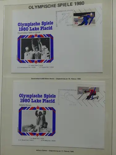 Motiv Sport Olympische Spiele 1980 im Vordruck #LY517