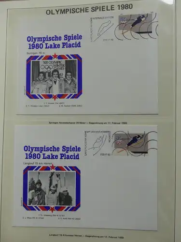 Motiv Sport Olympische Spiele 1980 im Vordruck #LY517