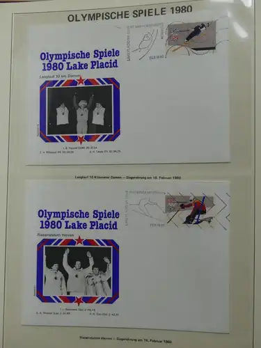 Motiv Sport Olympische Spiele 1980 im Vordruck #LY517