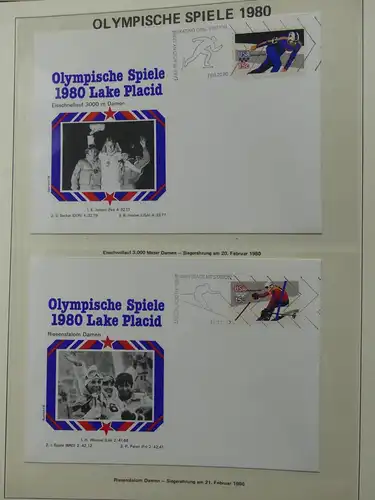 Motiv Sport Olympische Spiele 1980 im Vordruck #LY517