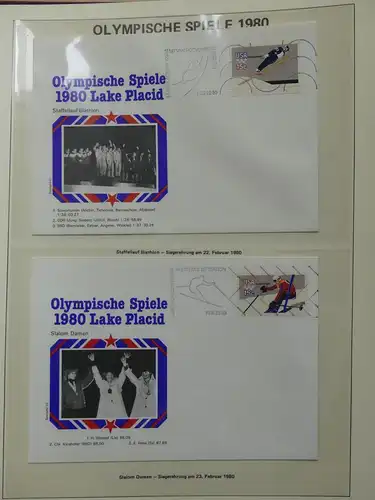 Motiv Sport Olympische Spiele 1980 im Vordruck #LY517