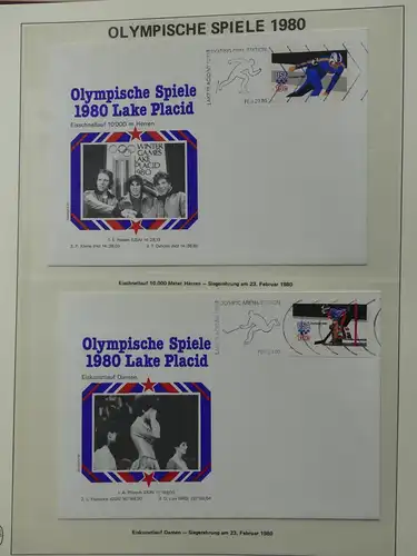 Motiv Sport Olympische Spiele 1980 im Vordruck #LY517