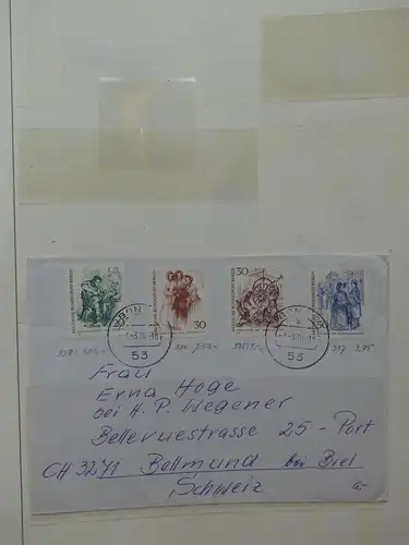 Berlin ab Anfängen dual teilbesammelt im Schaubek Vordruck #LY504