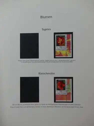 BRD Bund 2005-2007 gestempelt besammelt im Post dual Vordruck #LY508