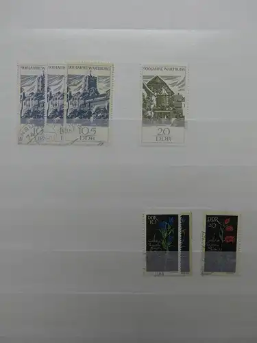 DDR 1960 gestempelt bzw postfrisch besammelt im Einsteck Album #LY516