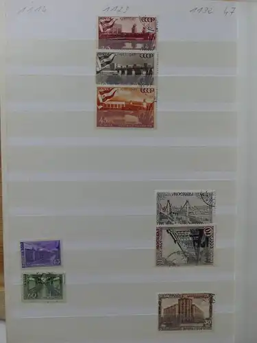 Sowjetunion Lagerbuch gestempelt bzw. postfrisch im Einsteck Album #LY529