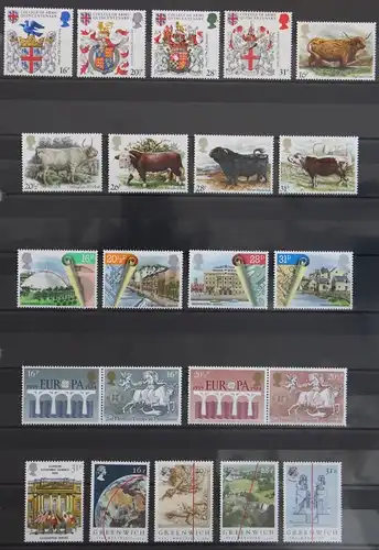 Großbritannien Jahrgang 1984 mit 975-1016 postfrisch Dauerserie fehlt #KN243