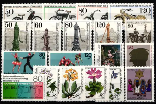 Berlin Jahrgang 1983 postfrisch #B-XX-1983