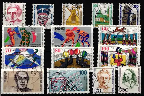 Berlin Jahrgang 1989 gestempelt #B-O-1989