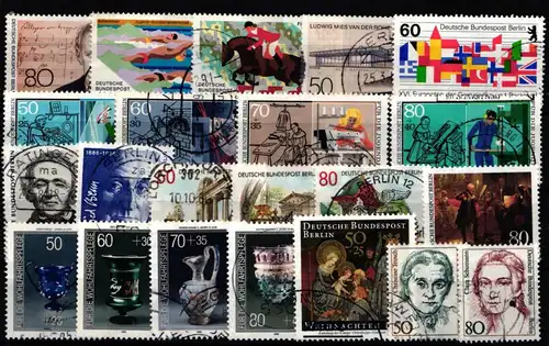 Berlin Jahrgang 1986 gestempelt #B-O-1986