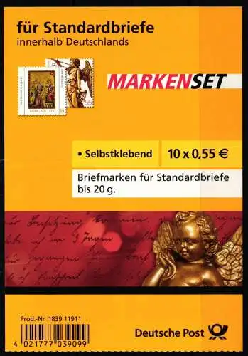 BRD Bund MH 76 postfrisch Markenheftchen #KR626