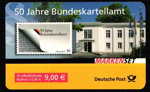 BRD Bund MH 72 postfrisch Markenheftchen #KR623