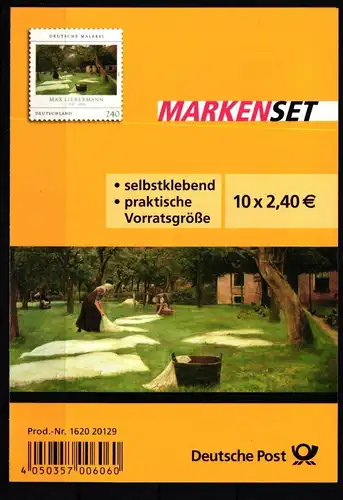 BRD Bund MH 92 postfrisch Markenheftchen #KR683