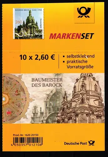 BRD Bund MH 104 postfrisch Markenheftchen #KR693