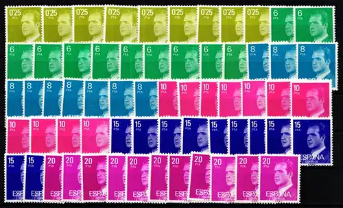 Spanien 2303 y-2309 y postfrisch Satz mehrfach vorhanden #KS992