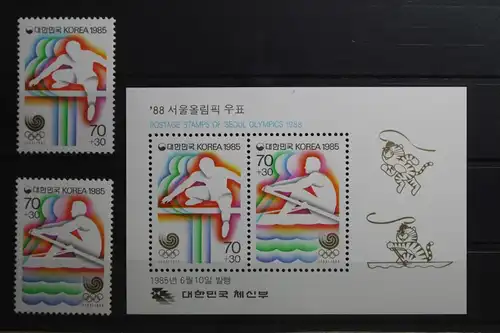 Korea 1410-1411, Block 504 mit 1410-1411 postfrisch #UP296