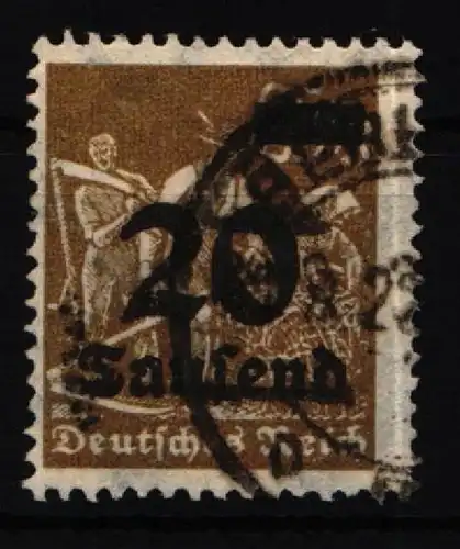 Deutsches Reich 281 gestempelt geprüft Infla Berlin #KQ377