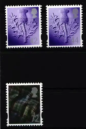 Großbritannien Regional Issues - Schottland 89-91 postfrisch #KQ502
