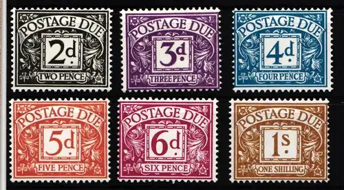 Großbritannien Portomarken 66-73 postfrisch #KQ488