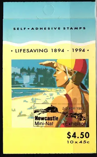 Australien 1389-1390 postfrisch Markenheftchen 80 #KQ576