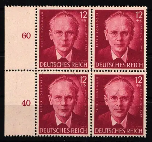 Deutsches Reich 856 postfrisch als 4er Block #KQ582