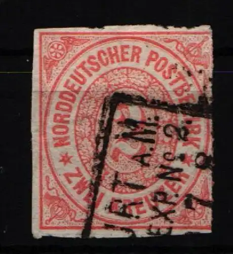 Norddeutscher Bund 8 gestempelt leichte Mängel #KQ596