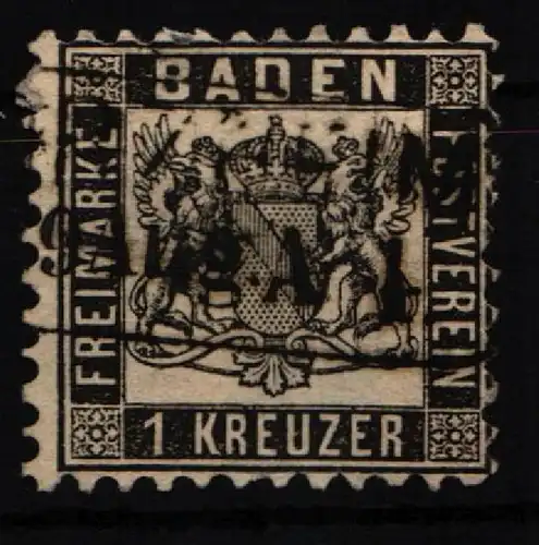 Baden 17 gestempelt #KQ592