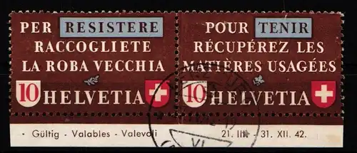 Schweiz W Zd 6 gestempelt #KP122