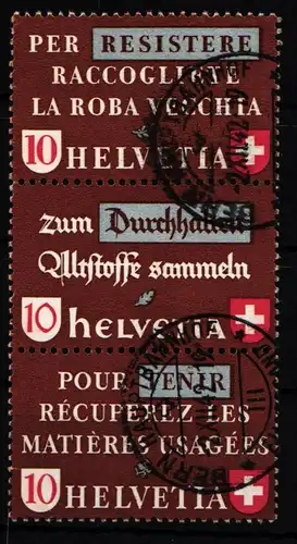 Schweiz S Zd 11 gestempelt etwas stockfleckig #KP140