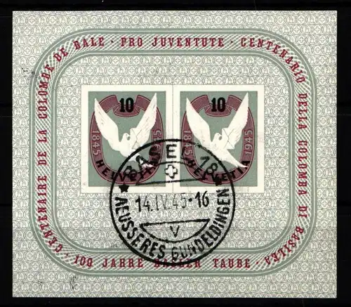 Schweiz Block 12 gestempelt #KP110