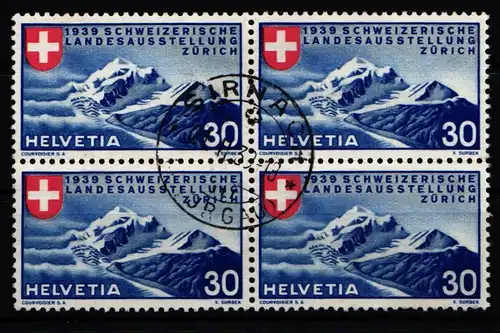 Schweiz 337 gestempelt Viererblock #KP184