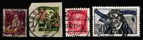 Schweiz 222-225 gestempelt #KP467