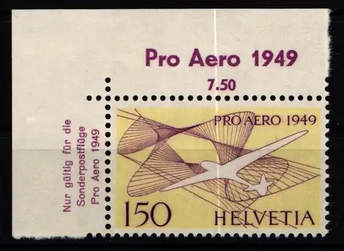 Schweiz 518 b postfrisch als Eckrand #KP585