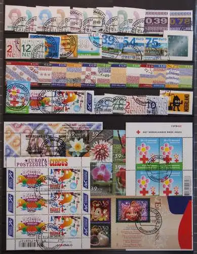 Niederlande Jahrgang 2002, mit 1960-2069 gestempelt #KR146