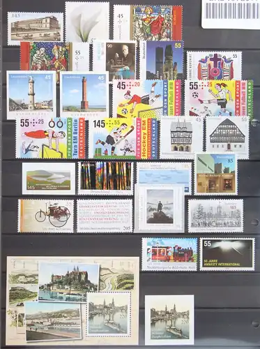 BRD Bund Jahrgang 2011 postfrisch inkl SK #BRD-XX-2011